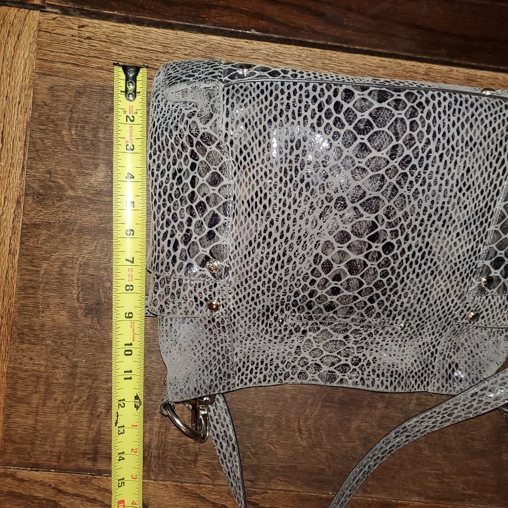 B. Makowsky vintage grey handbag - Picture 8 of 11